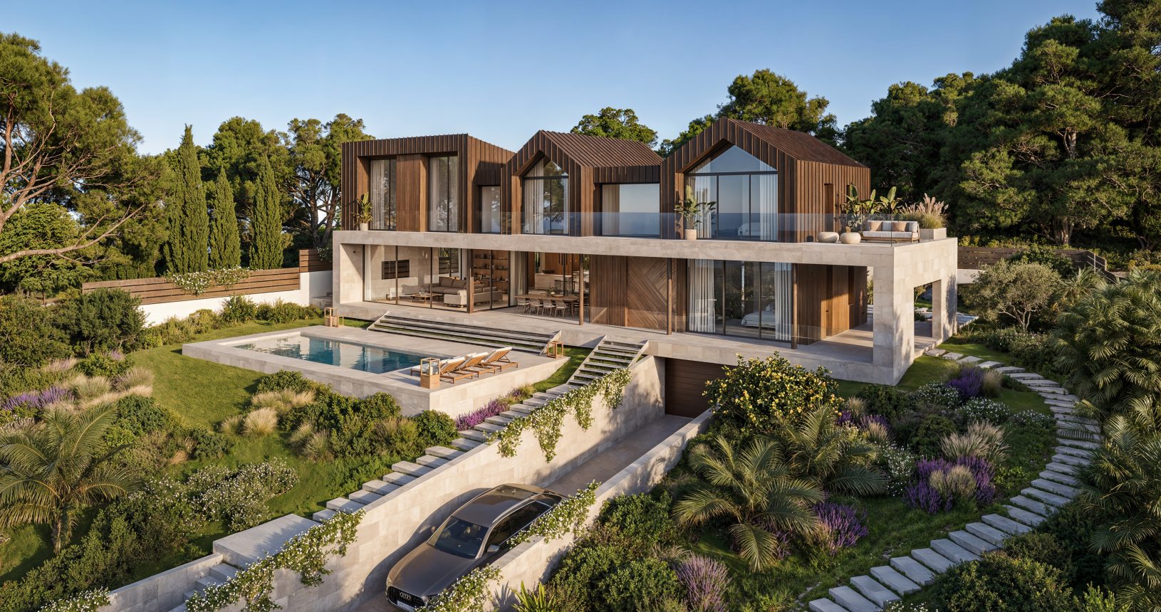 visualización arquitectónica renders 3D